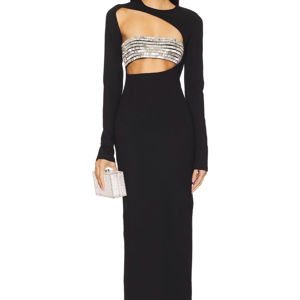 Camila Coelho x REVOLVE Gelina Maxi Dress in Black